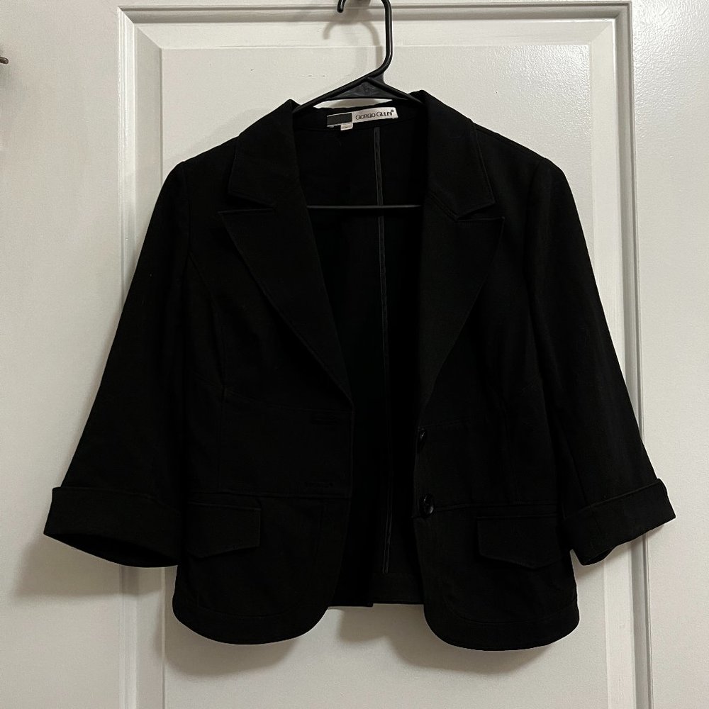 black blazer ONE SIZE business casual